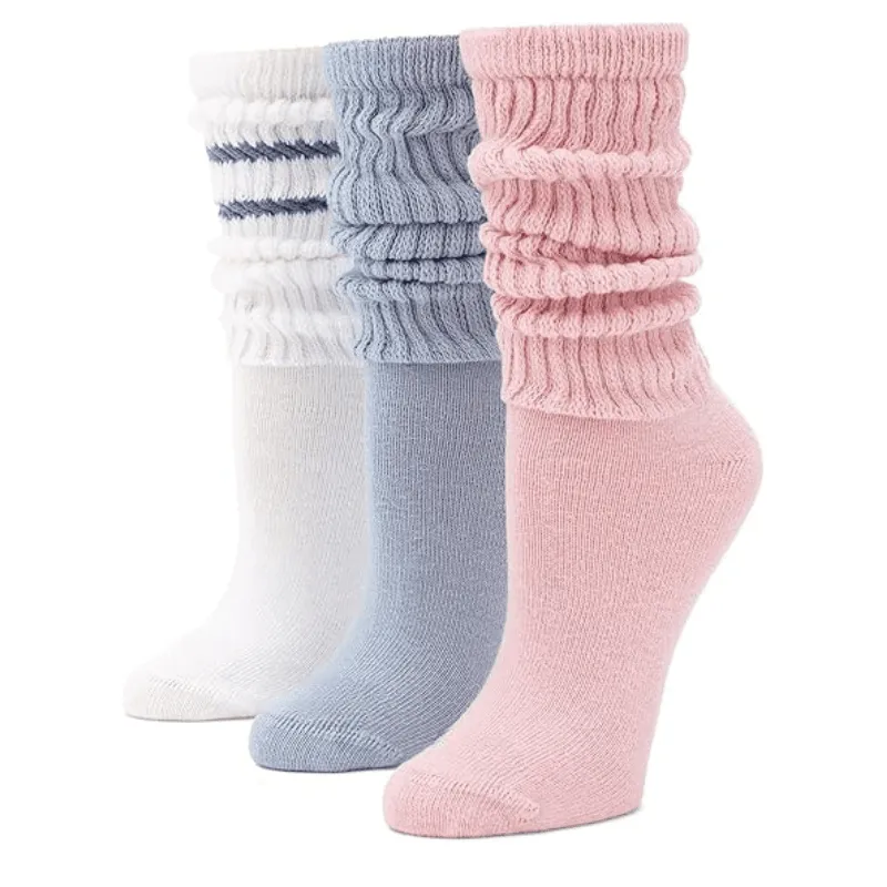 3 Pack Loose Fit Socks - Comfortable Design