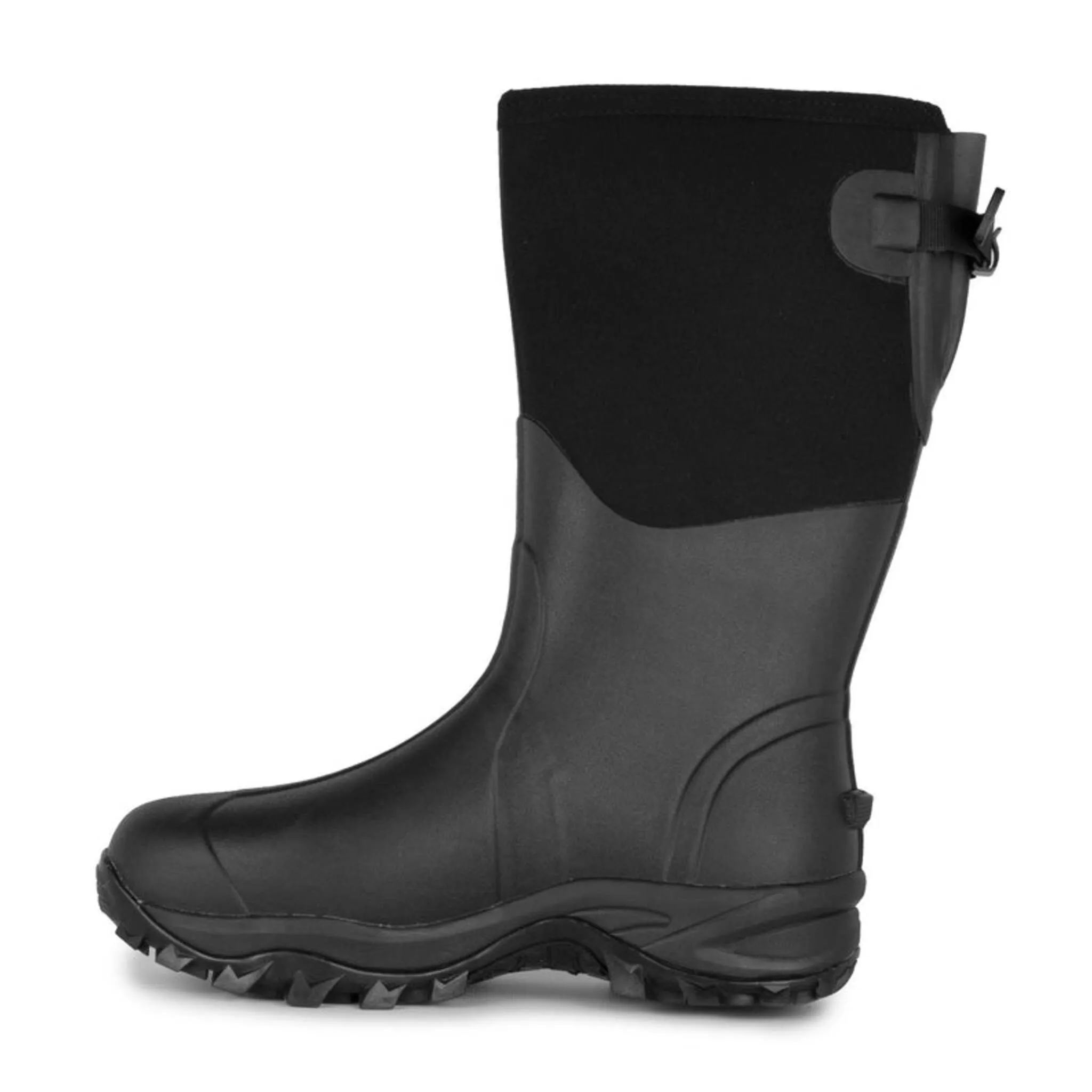 Acton 14" Sportsman Insulated Rubber & Neoprene Rain Boots - Waterproof, Antimicrobial, Breathable, Durable, with EVA Insole & Adjustable Strap