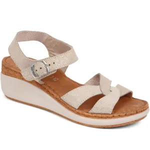 Adjustable Wedge Heel Sandals  - FLY39009 / 324 757