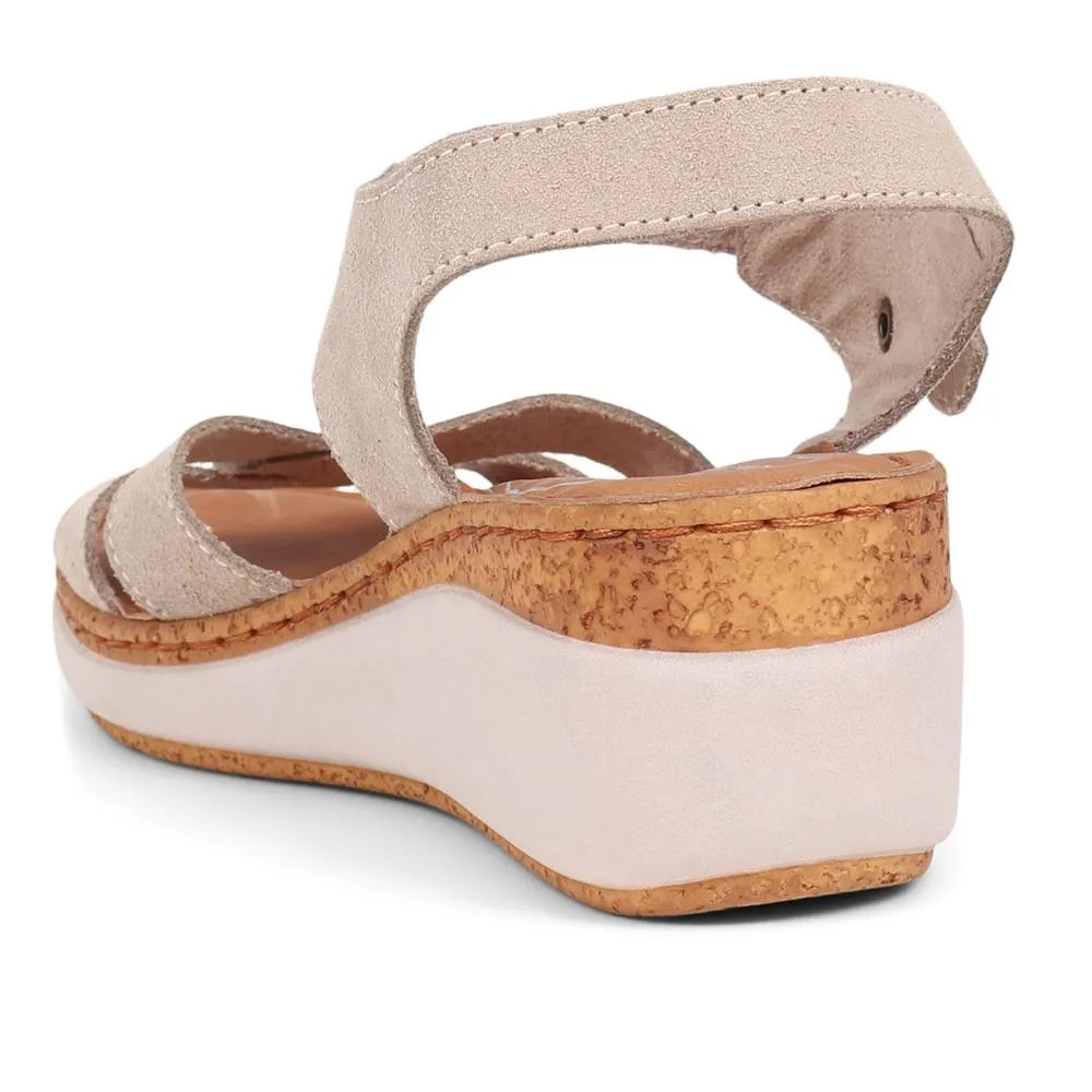 Adjustable Wedge Heel Sandals  - FLY39009 / 324 757