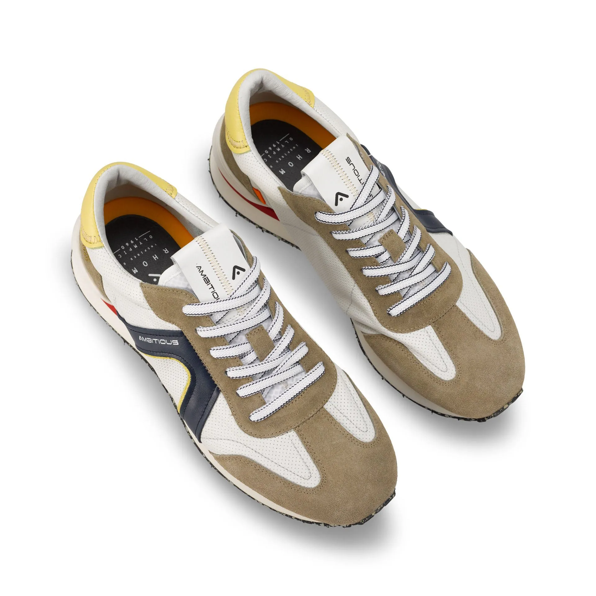 Ambitious Rhome Retro Sneaker - Taupe