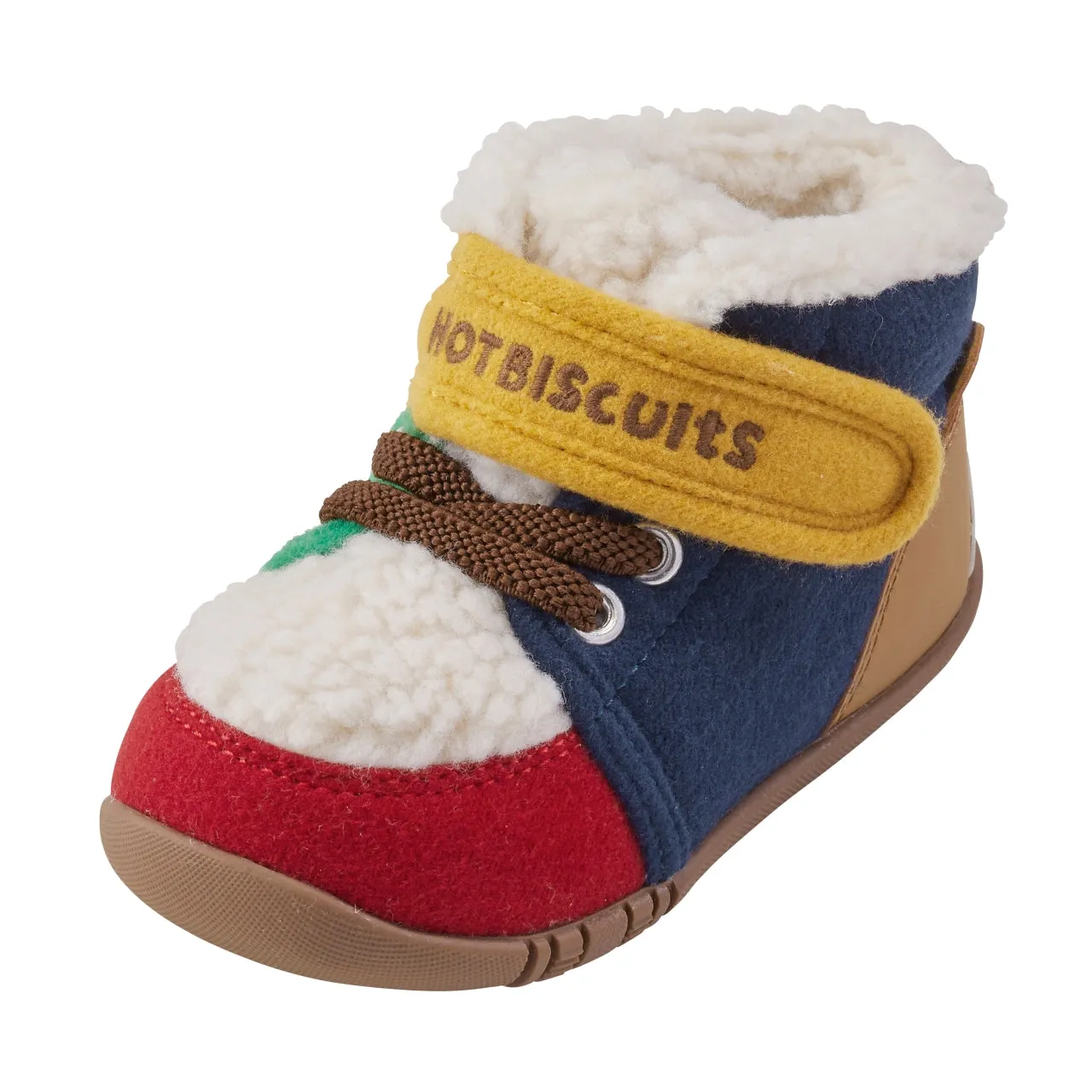 Beans Boa First Walker Shoes - Color Blocks