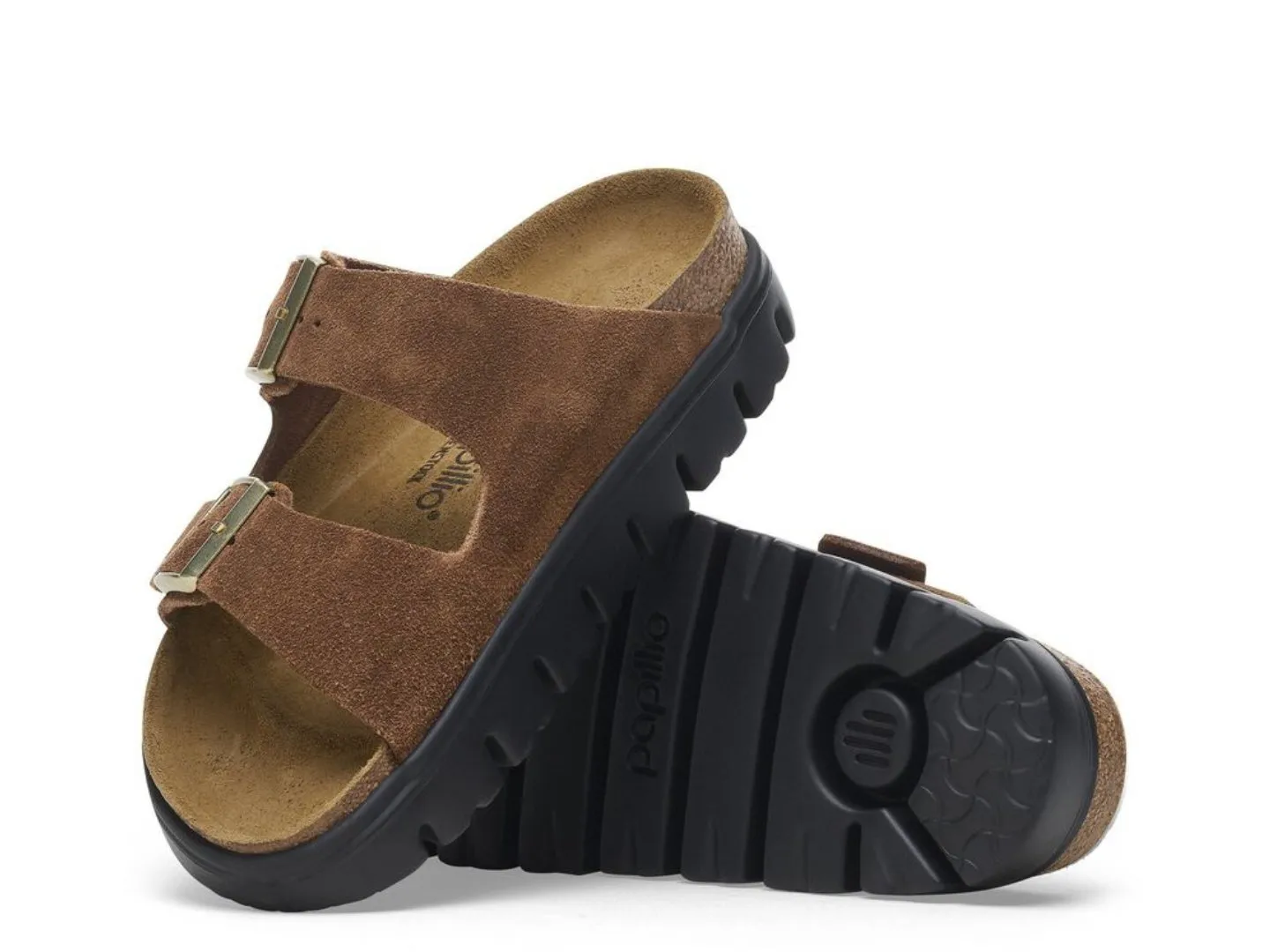 Birkenstock: Arizona Chunky in Dark Tea