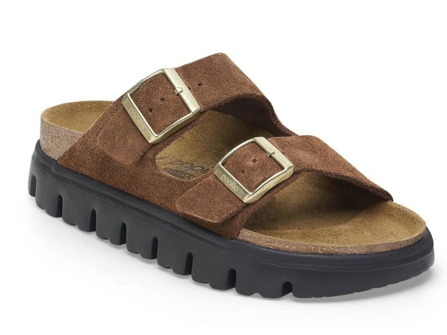 Birkenstock: Arizona Chunky in Dark Tea