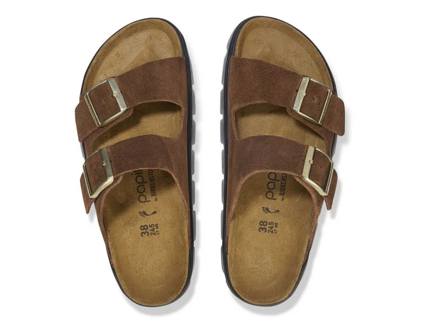 Birkenstock: Arizona Chunky in Dark Tea