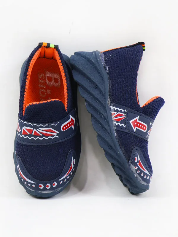 BJ03 Boys Shoes 1Yr - 8Yrs AR Navy Blue