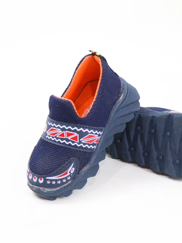 BJ03 Boys Shoes 1Yr - 8Yrs AR Navy Blue