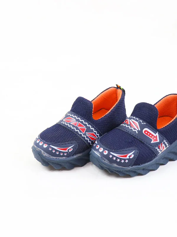 BJ03 Boys Shoes 1Yr - 8Yrs AR Navy Blue