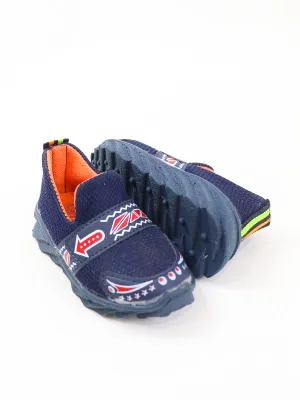 BJ03 Boys Shoes 1Yr - 8Yrs AR Navy Blue