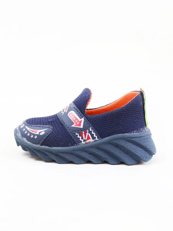 BJ03 Boys Shoes 1Yr - 8Yrs AR Navy Blue