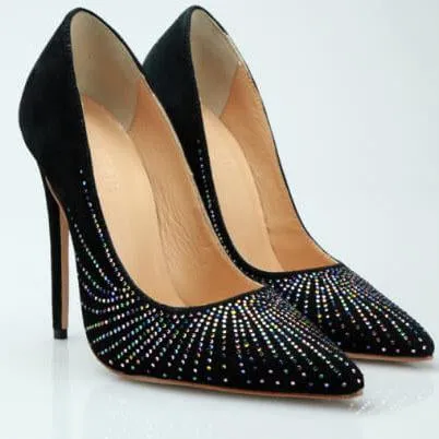 Black Point Toe Lowes Stiletto Heel Pumps