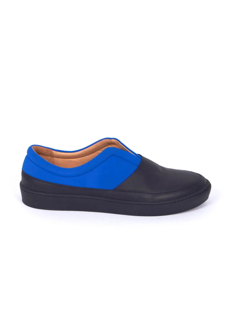 Boa slip ons, Royal/Black