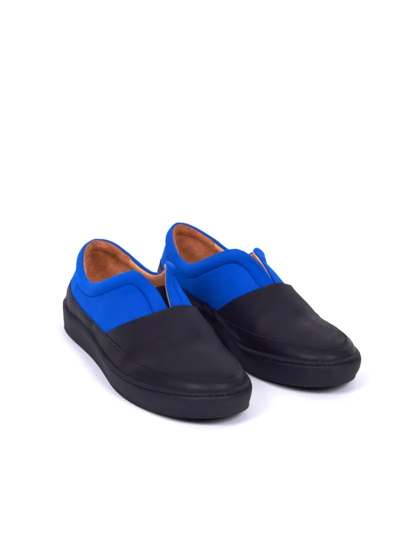 Boa slip ons, Royal/Black