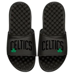 Boston Celtics ISlide Tonal Pop Slide Sandals - Black