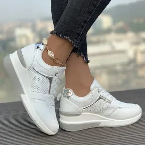 Casual Solid Color Casual Sneakers for Women | Perfect for Everyday Wear