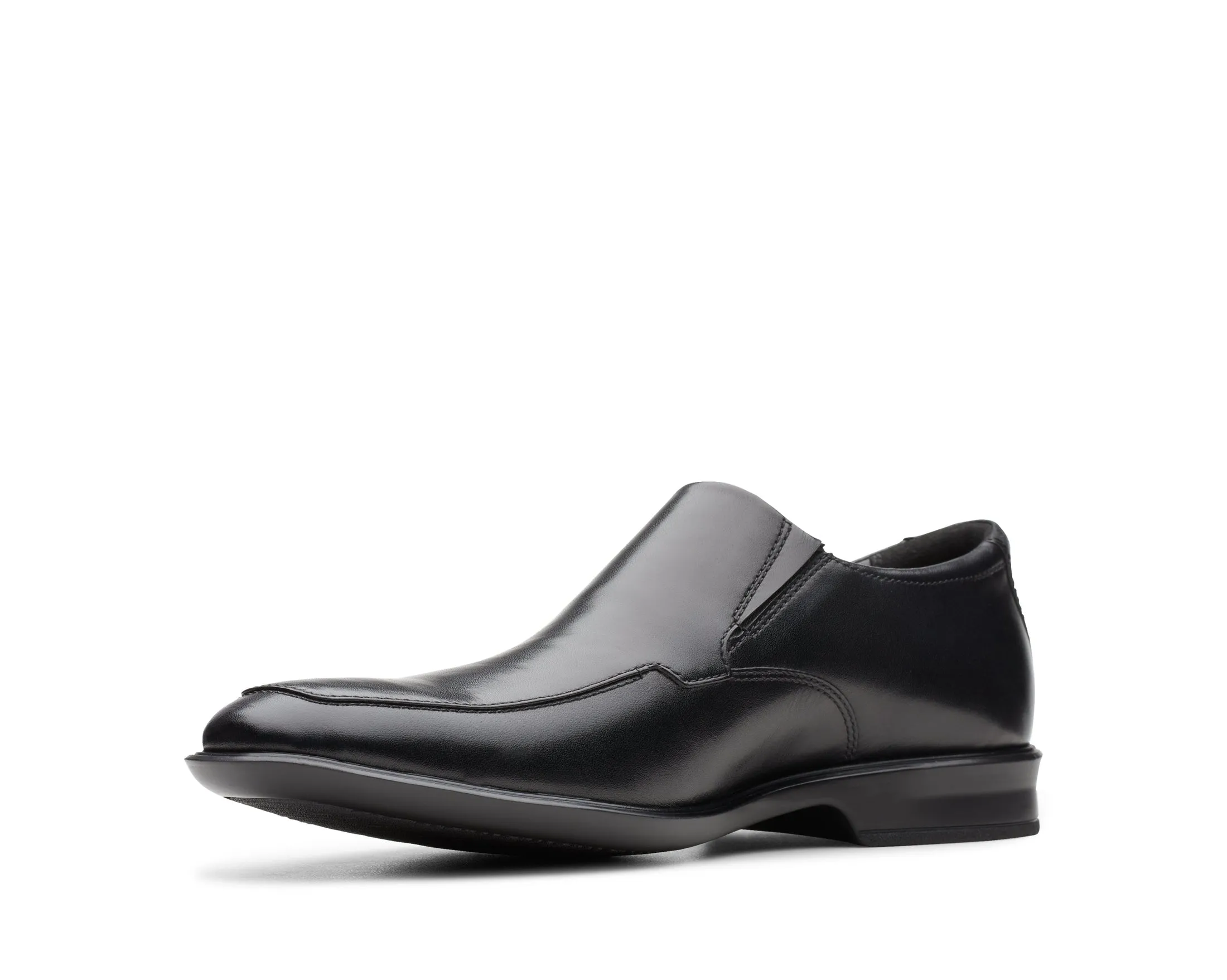 Clarks Bensley Step Black Leather