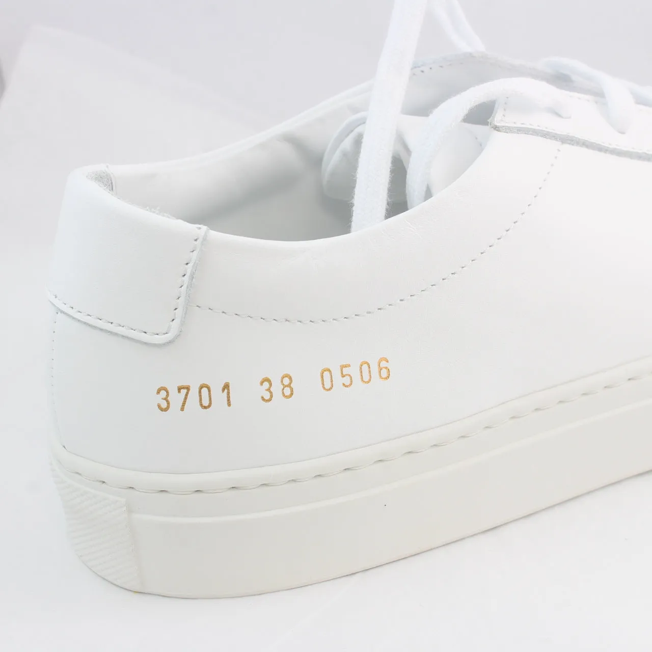 Common Projects Achillies Low W White Mono