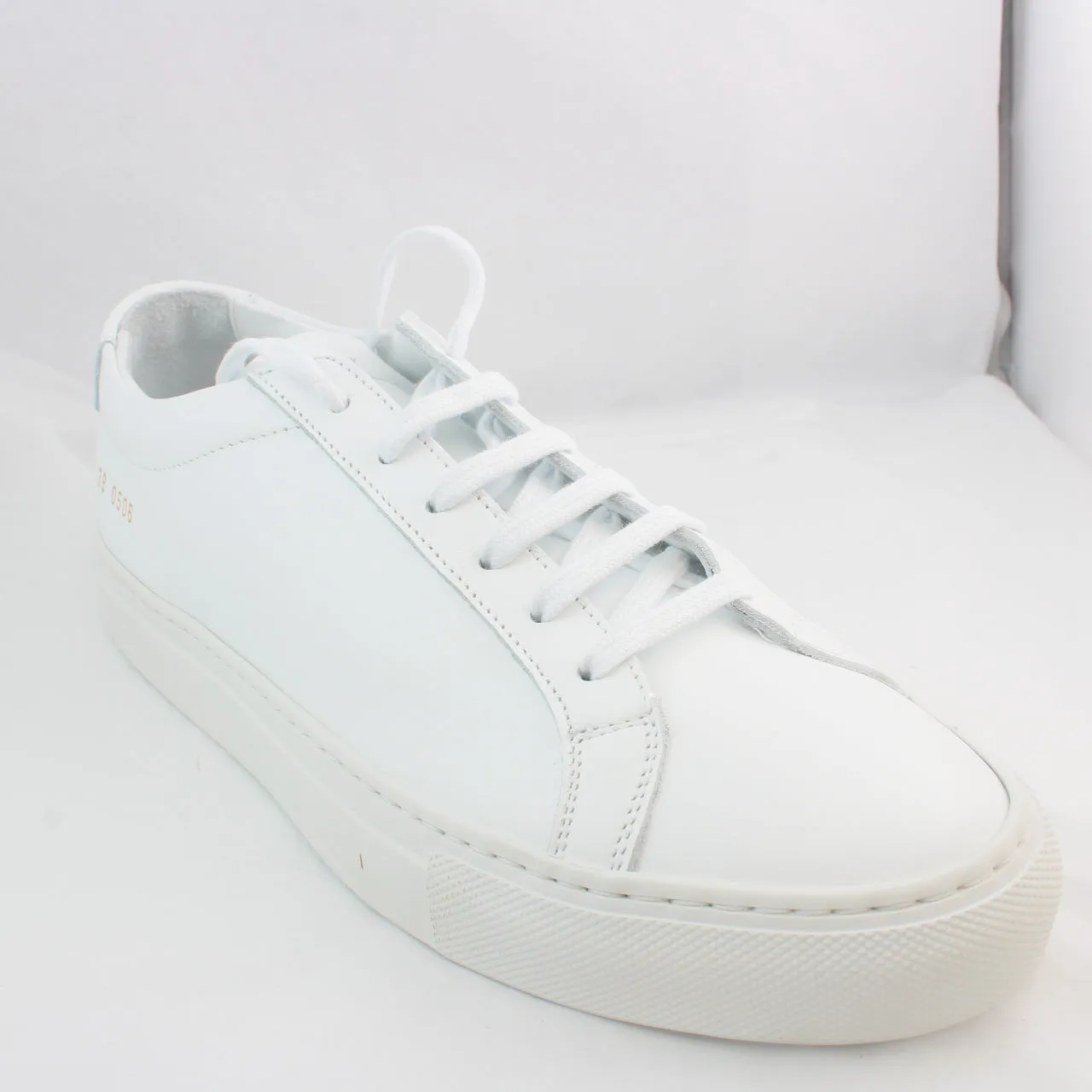 Common Projects Achillies Low W White Mono