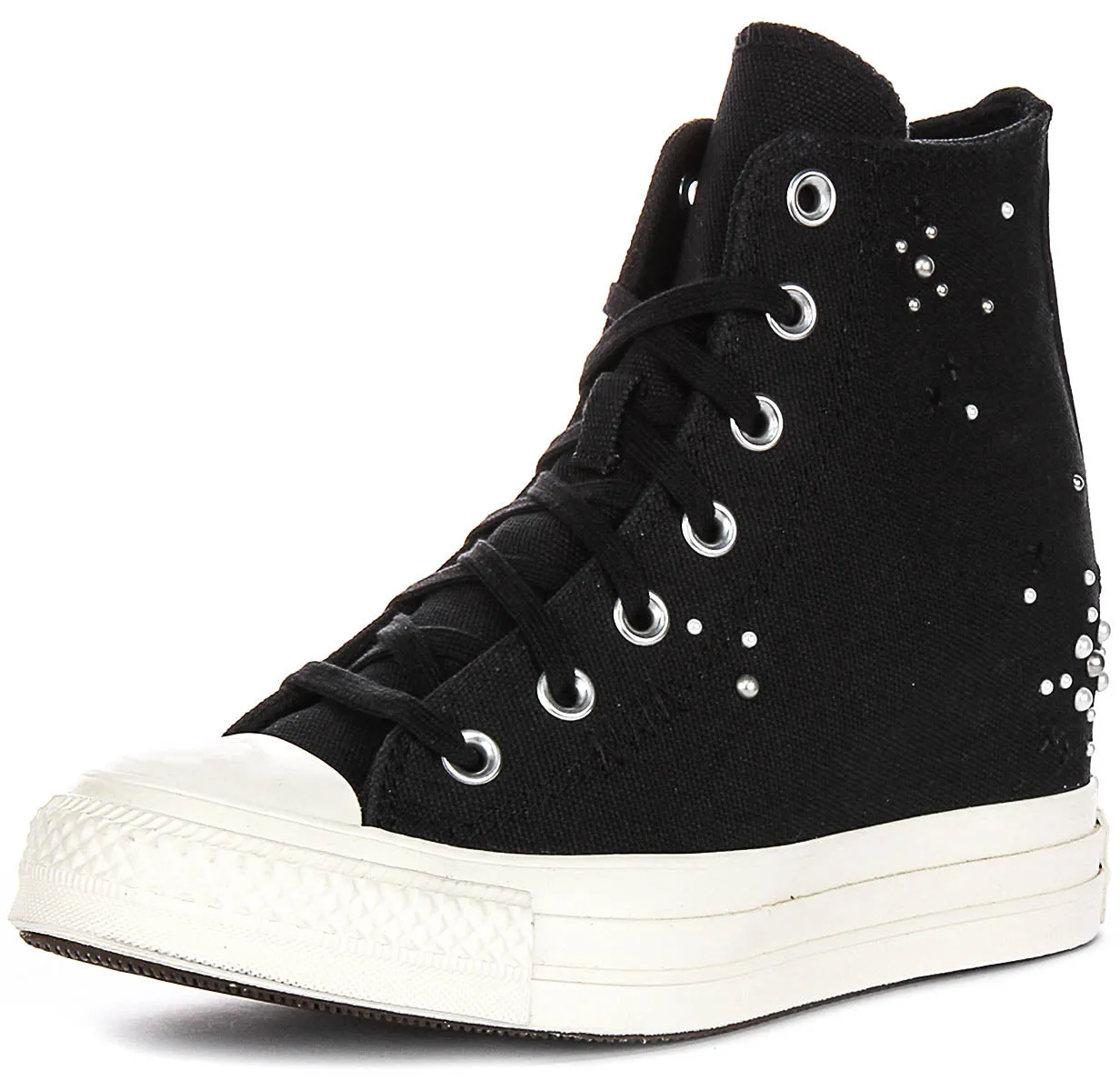 Converse A12514C All Star Wedge In Black White