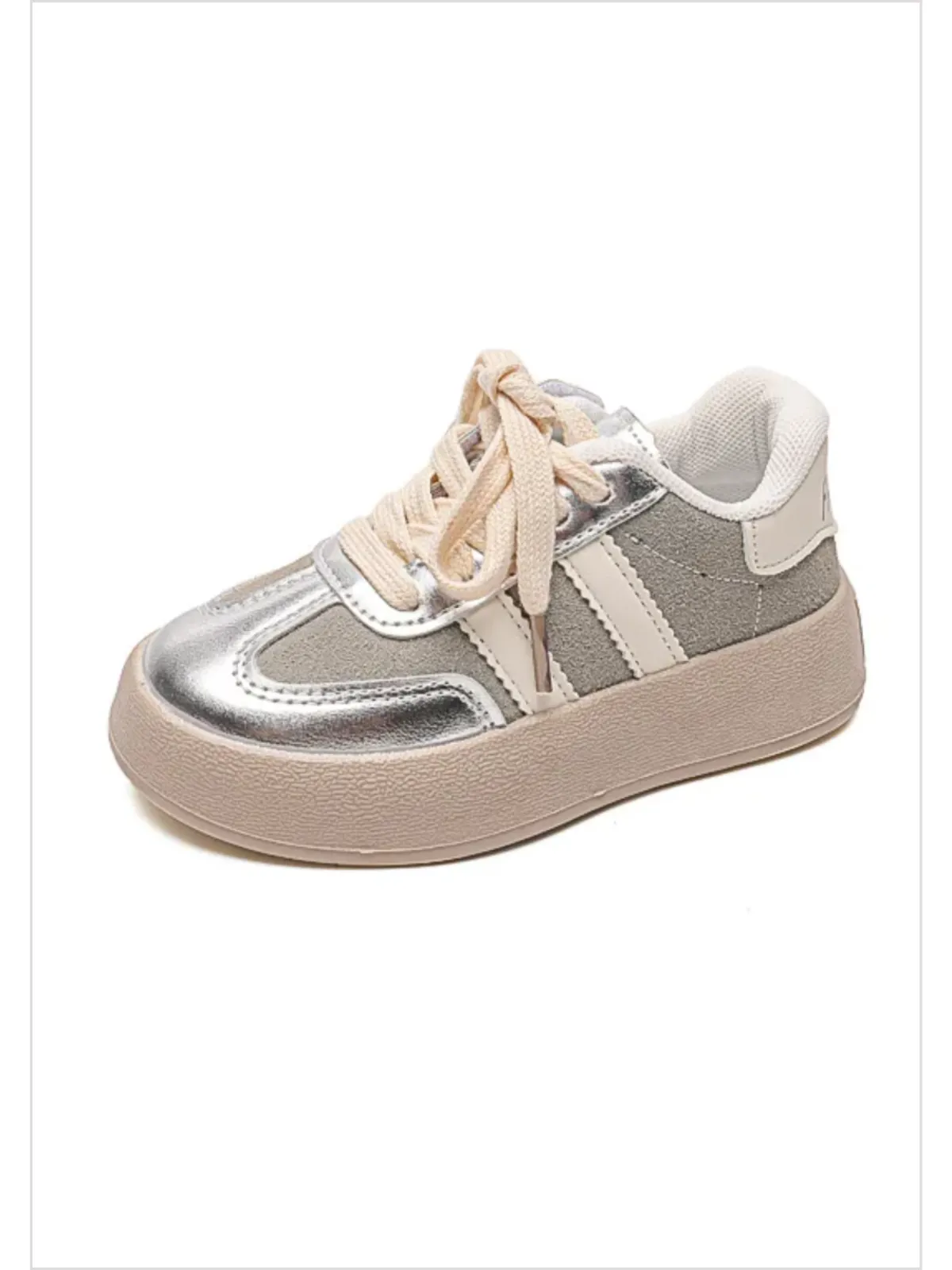 Cool Kids Metallic Platform Sneakers By Liv and Mia