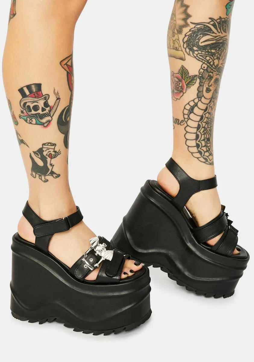 Creature Of Hell Platform Sandals