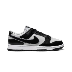 Dunk Low Chenille Swoosh Black Grey Sale