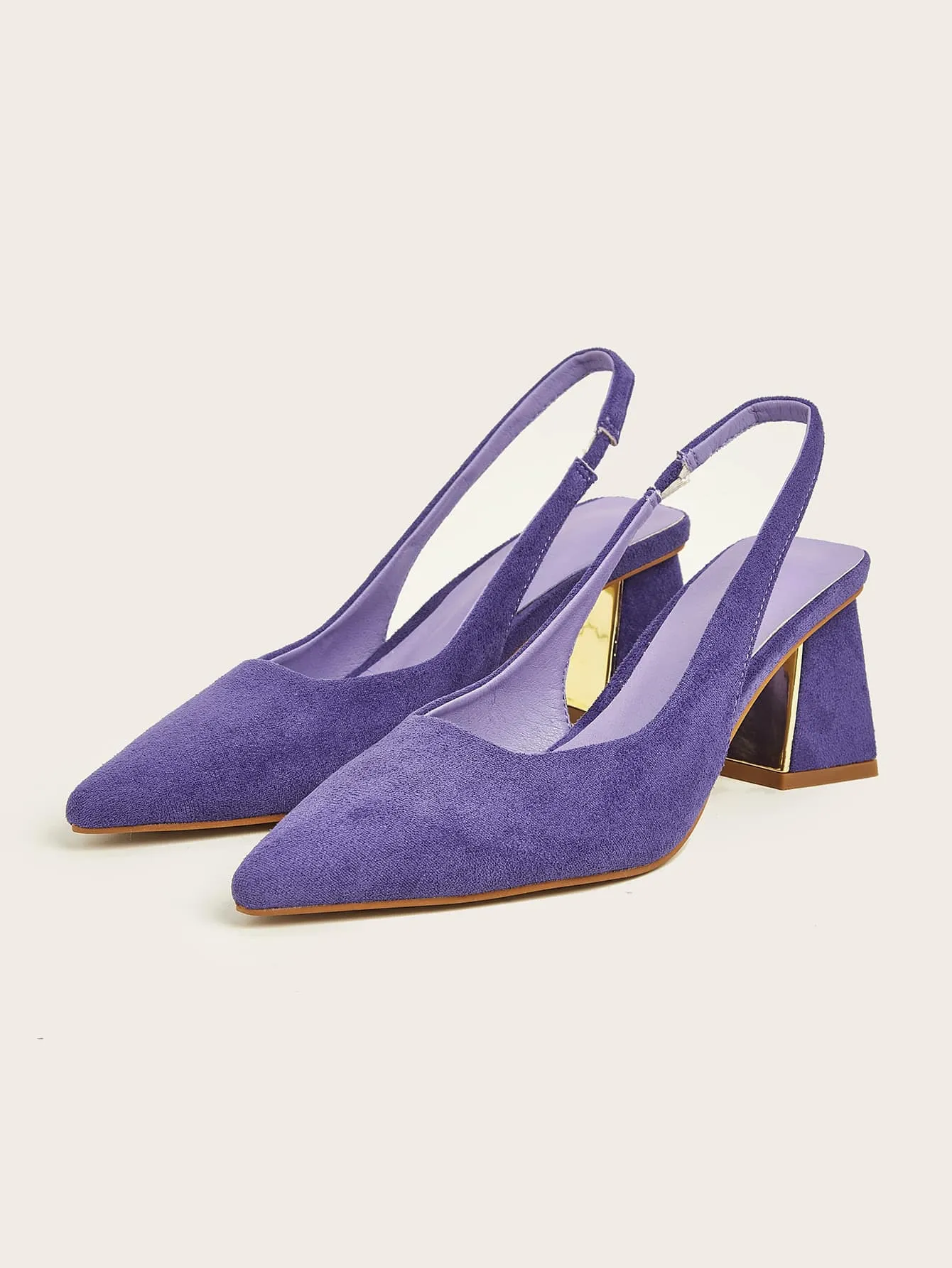 Elegant Slingback Pumps Women Sculptural Heeled Pumps