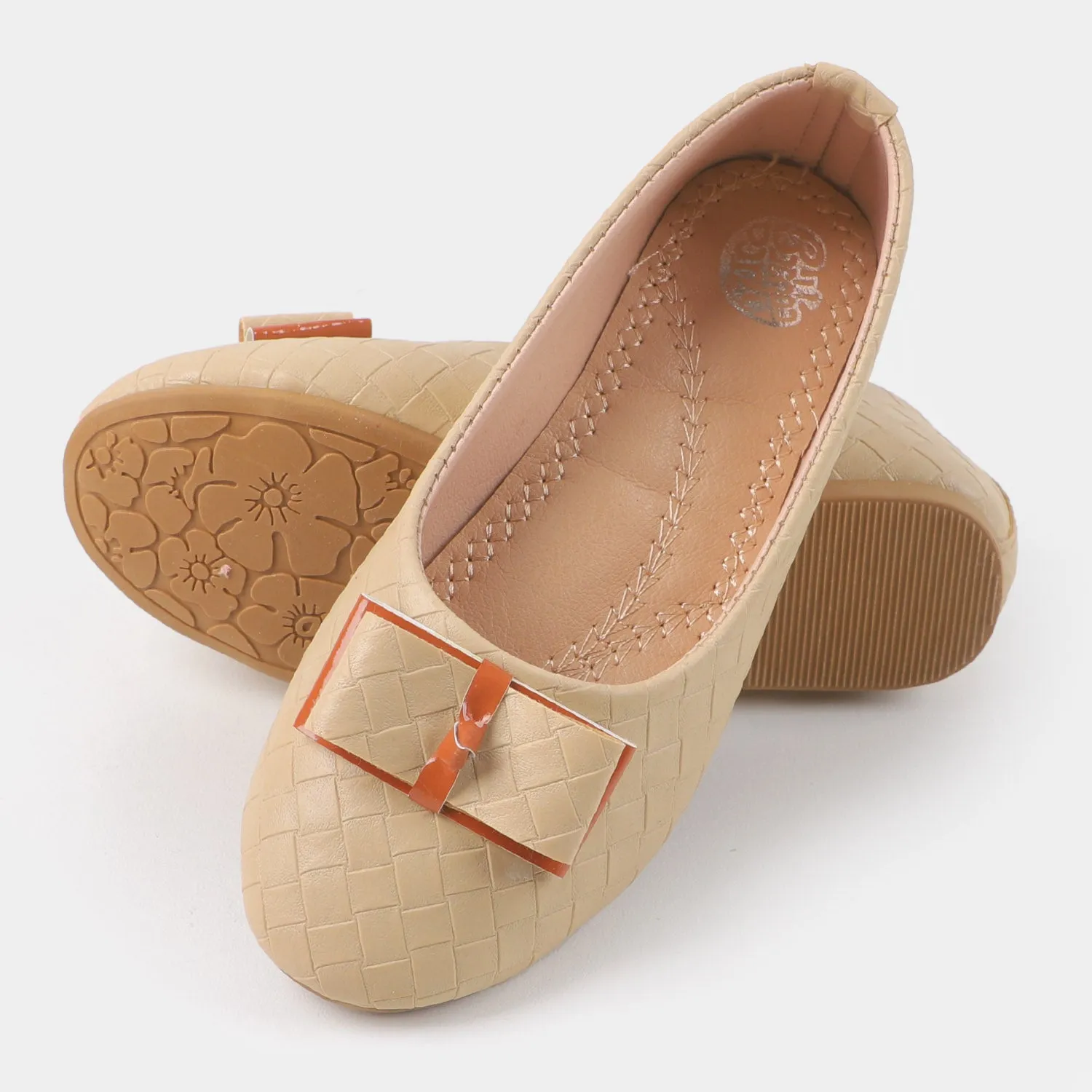 Girls Pumps PP-5 - BEIGE