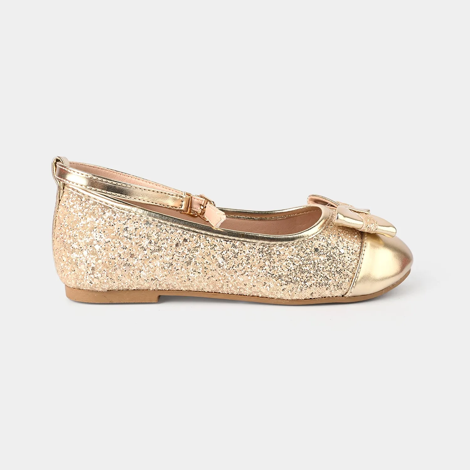 Girls Pumps ZP-044-Golden