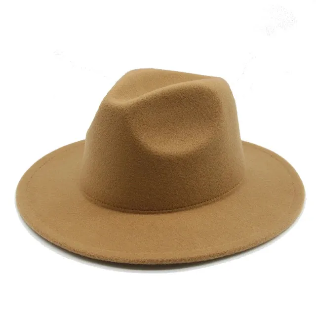 Glamorous Camel Fedora Hat