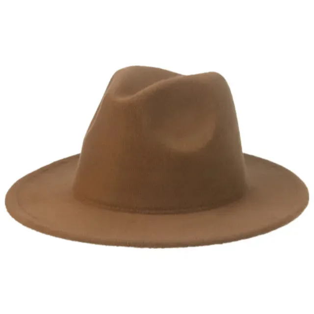 Glamorous Camel Fedora Hat