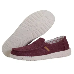 Hey Dude Misty Burgundy Slip On