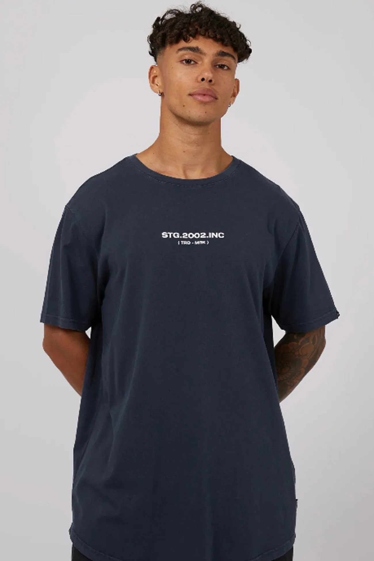 High Rise Tee Navy