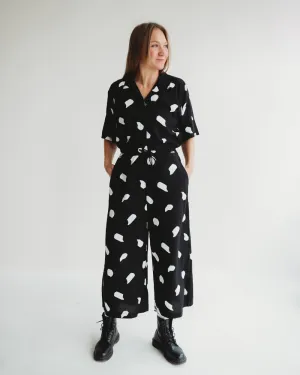 Iris Blizzard Print Jumpsuit