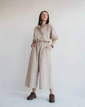 Iris Stone Cord Jumpsuit