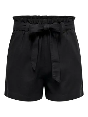 Jdysay Mw Linen Shorts Wvn Noos - Zwart