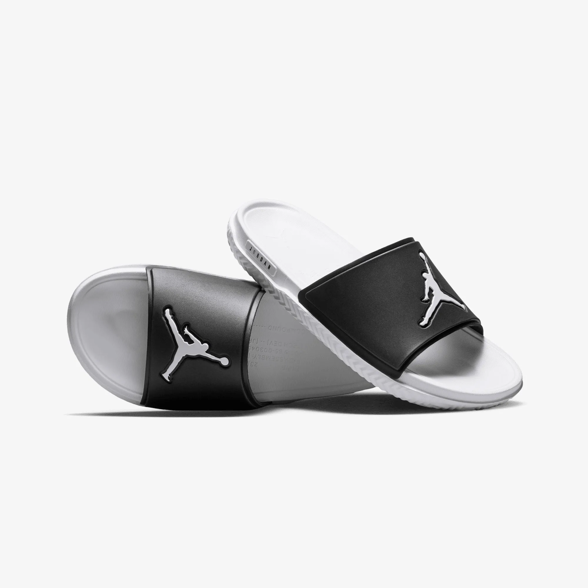 JORDAN | PARIS SAINT-GERMAIN JUMPMAN SLIDES { BLACK/WHITE-WHITE