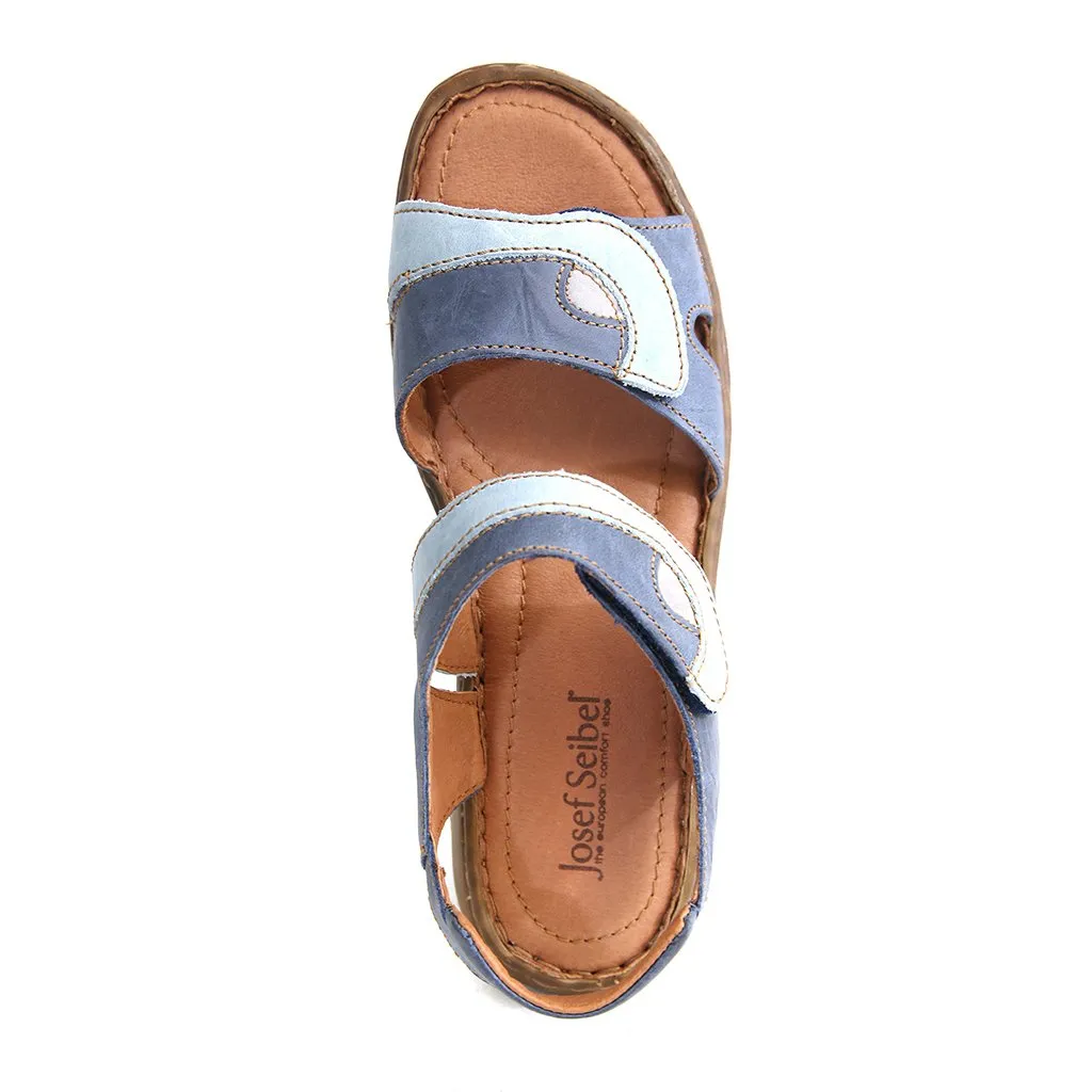 Josef Seibel Debra Ladies Sandals Blue Combi