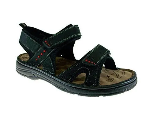 J's Awake Men's Marcos-06 Open Toe Sports Adjustable Strap Sandals