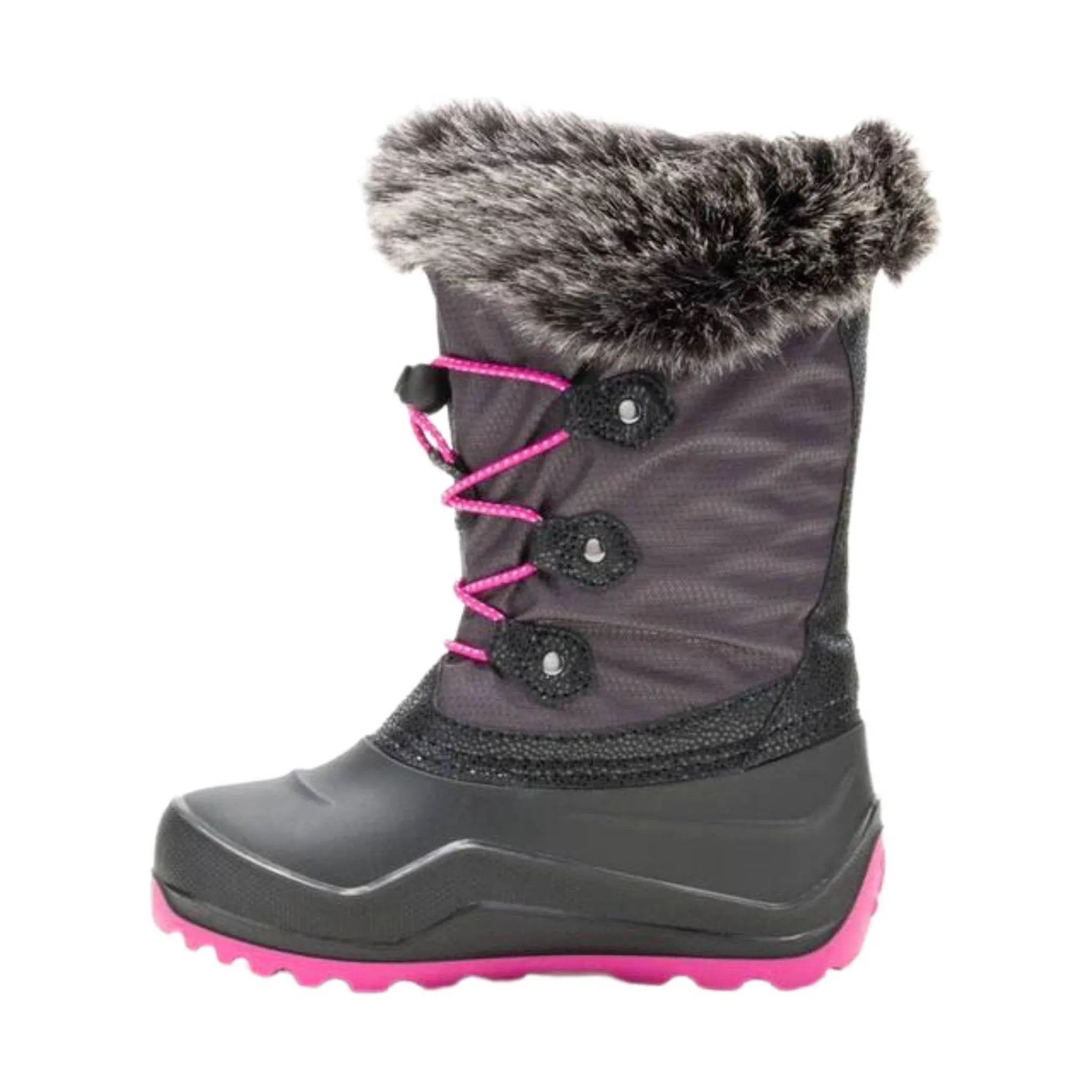 Kamik Big Kids' Powdery 3 Winter Boots - Charcoal