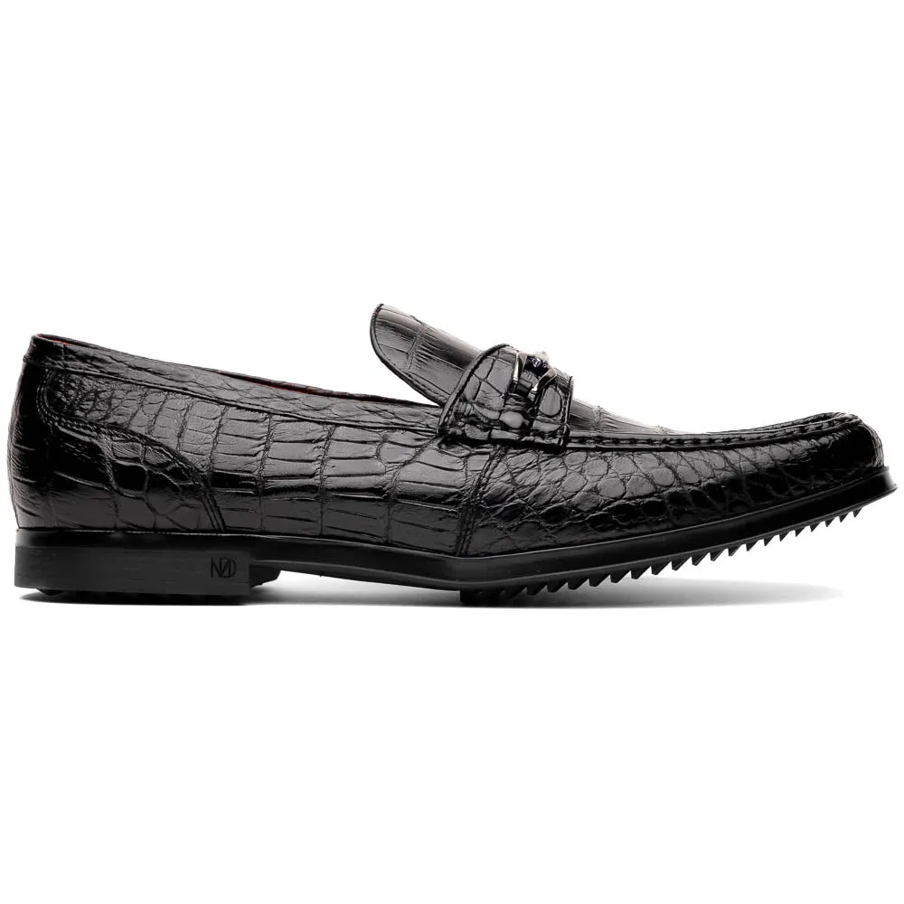 Marco Di Milano Hugo All Alligator and Rubber Black