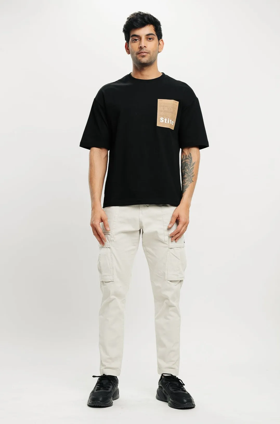 Men's Brown Patch Tee