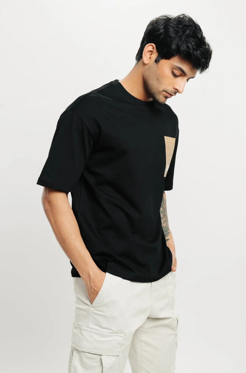 Men's Brown Patch Tee