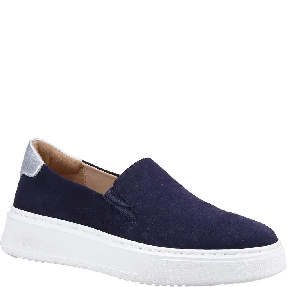 Navy Corinne Slip-On Cupsole Trainers