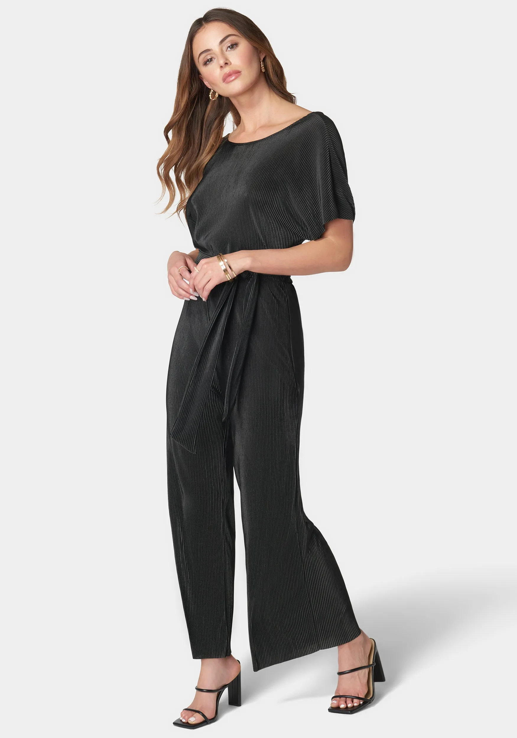 Plissé Culotte Jumpsuit