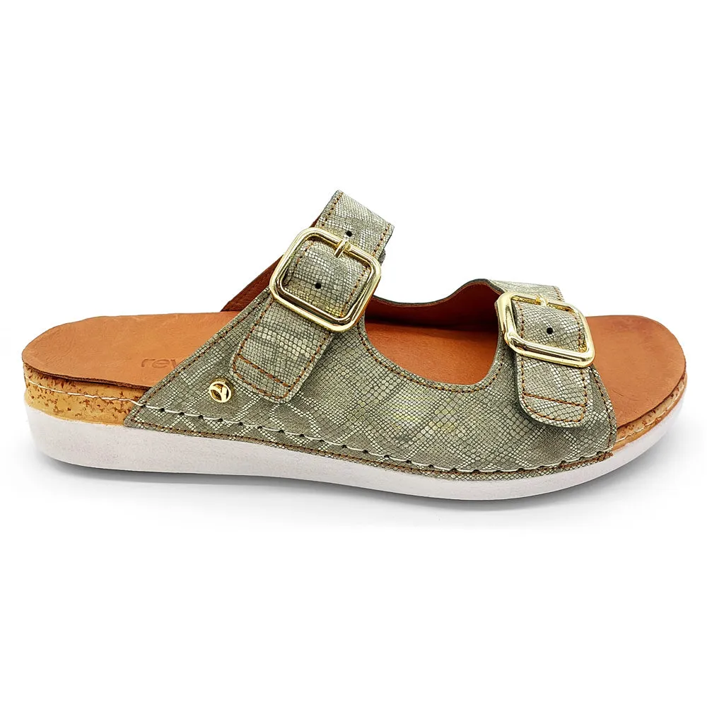 Revere Women's Brighton Wide Khaki Diamond