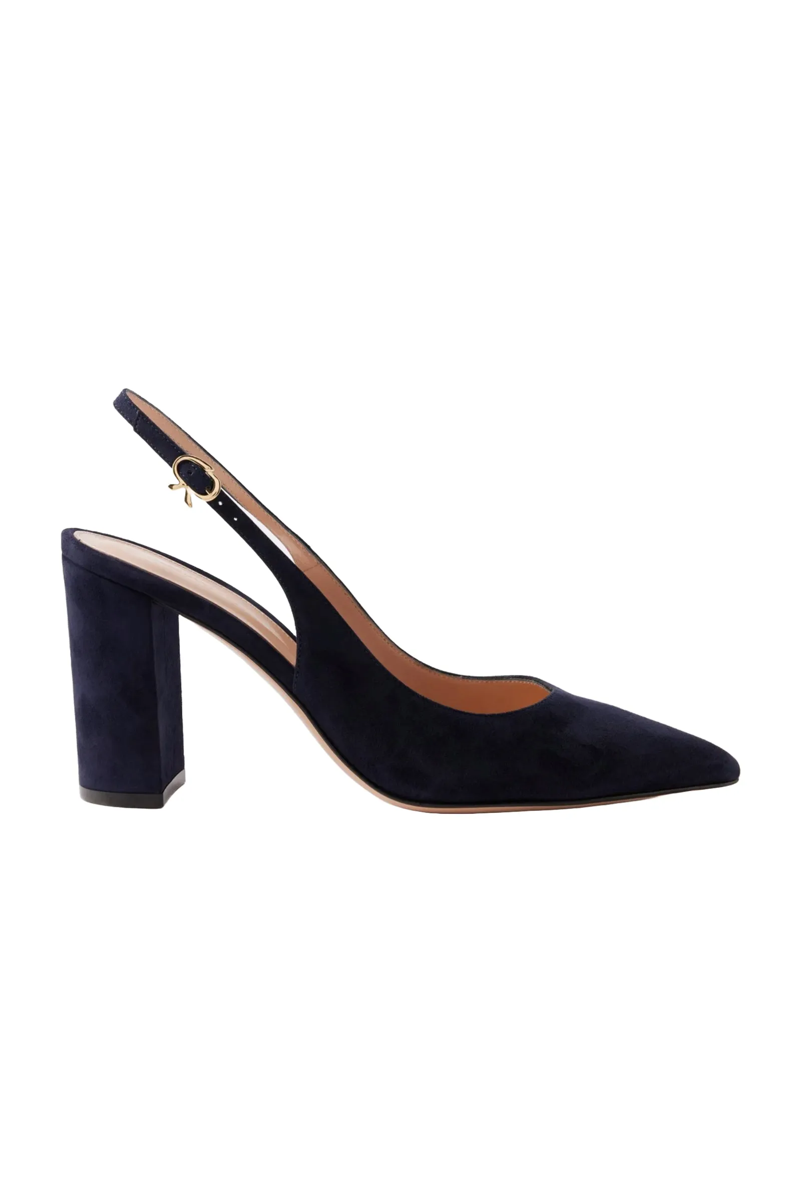 Ribbon 85 Suede Slingback Pumps