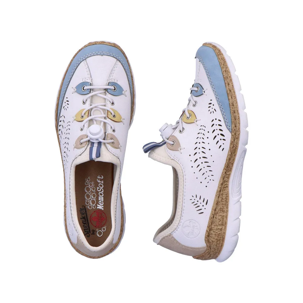 Rieker N4276-80 Ladies Slip-on Trainers