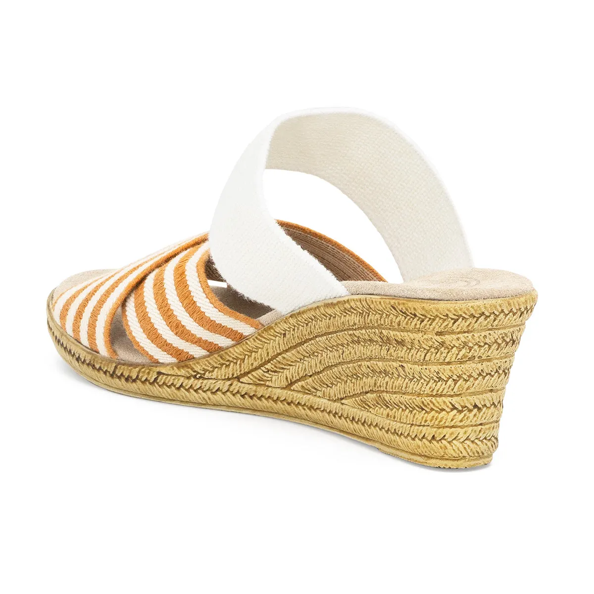 Rita - Two Tone Wedge Sandals