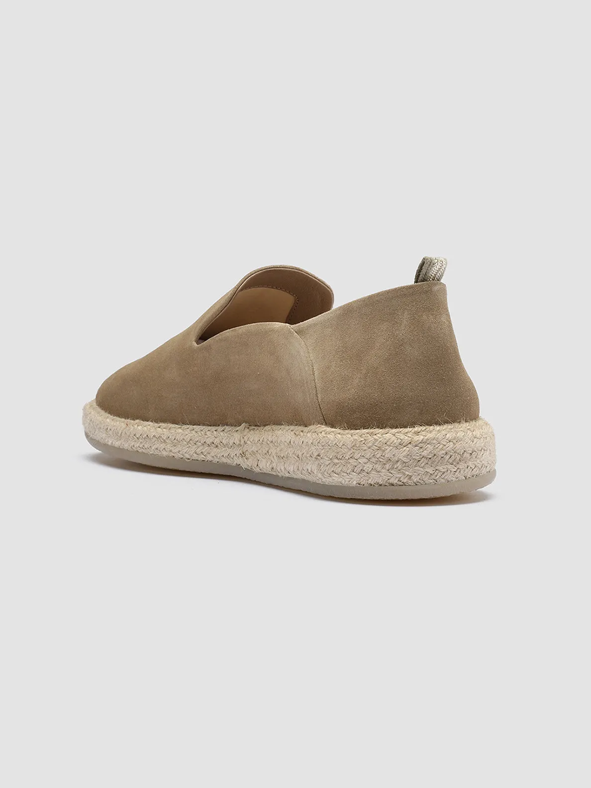 ROPED 002 - Brown Suede Slip ons